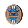 Detroit Lions NFL Barrel Wall Clock