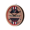 Houston Texans NFL Barrel Wall Clock