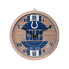 Indianapolis Colts NFL Barrel Wall Clock