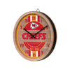 Kansas City Chiefs NFL Barrel Wall Clock