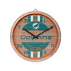 Miami Dolphins NFL Barrel Wall Clock
