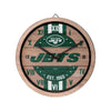 New York Jets NFL Barrel Wall Clock