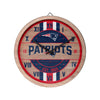 New England Patriots NFL Barrel Wall Clock