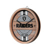 Las Vegas Raiders NFL Barrel Wall Clock
