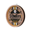 Pittsburgh Steelers NFL Barrel Wall Clock