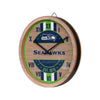 Seattle Seahawks NFL Barrel Wall Clock