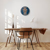 Chicago Bears NFL Team Stripe Clock