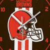 Cleveland Browns NFL Team Stripe Clock