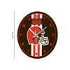 Cleveland Browns NFL Team Stripe Clock