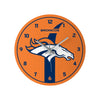 Denver Broncos NFL Team Stripe Clock