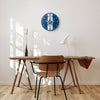 Dallas Cowboys NFL Team Stripe Clock
