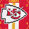 Kansas City Chiefs NFL Team Stripe Clock