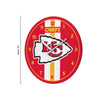 Kansas City Chiefs NFL Team Stripe Clock