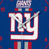 New York Giants NFL Team Stripe Clock
