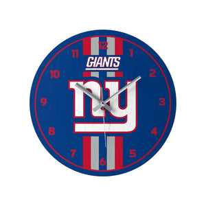 New York Giants NFL Team Stripe Clock