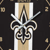 New Orleans Saints NFL Team Stripe Clock