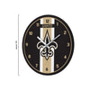 New Orleans Saints NFL Team Stripe Clock