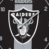 Las Vegas Raiders NFL Team Stripe Clock