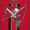 Tampa Bay Buccaneers NFL Team Stripe Clock