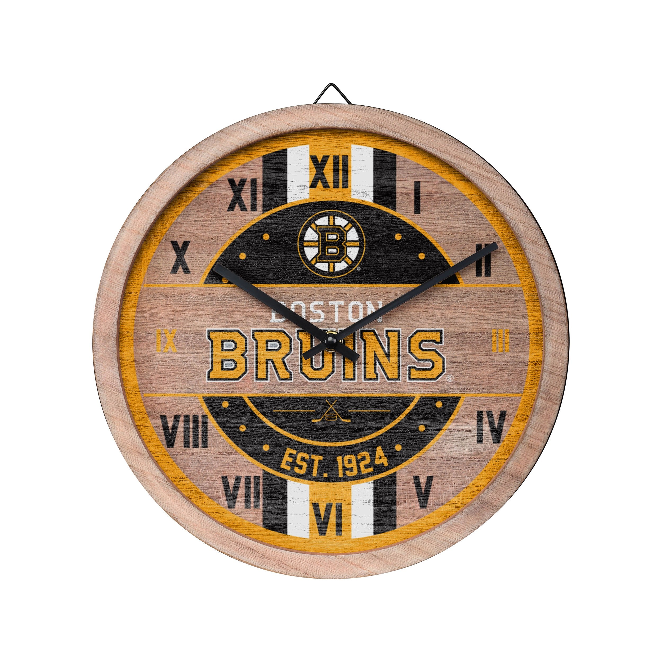 Boston Bruins NHL Desk Clock