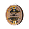 Pittsburgh Penguins NHL Barrel Wall Clock