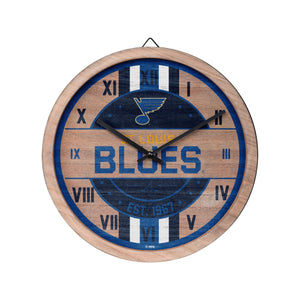 St. Louis Blues NHL Barrel Wall Clock