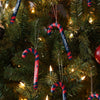 New England Patriots NFL 12 Pack Candy Cane Ornament Set