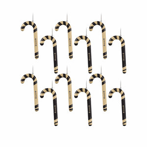 New Orleans Saints NFL 12 Pack Candy Cane Ornament Set