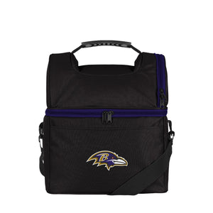 Baltimore Ravens NFL Solid Double Compartment Cooler