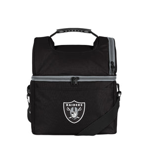 Las Vegas Raiders NFL Solid Double Compartment Cooler