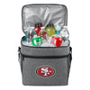 San Francisco 49ers NFL Heather Grey Tailgate 24 Pack Cooler