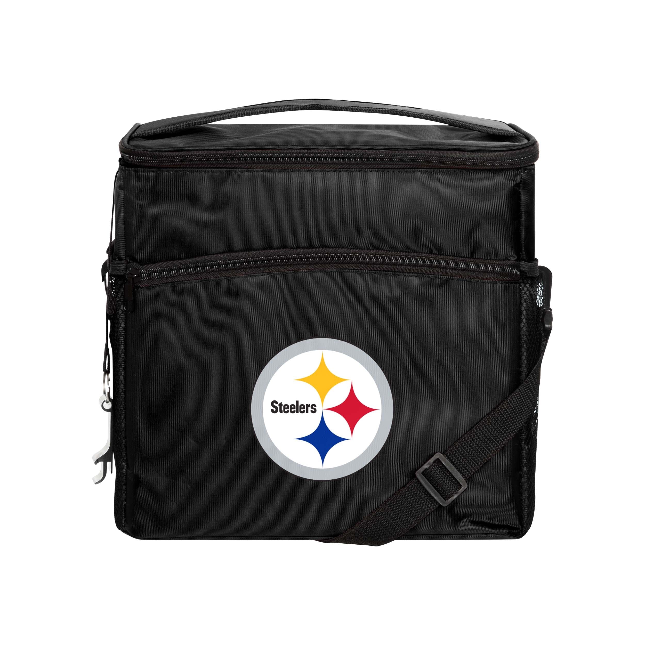 NFL Pittsburgh Steelers Lunch Bag - Insulated Box Tote - 6-Pack Cooler