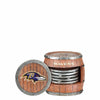 Baltimore Ravens NFL 5 Pack Barrel Coaster Set