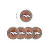 Denver Broncos NFL 5 Pack Barrel Coaster Set