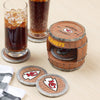 Kansas City Chiefs NFL 5 Pack Barrel Coaster Set