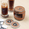 Las Vegas Raiders NFL 5 Pack Barrel Coaster Set