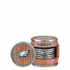 Philadelphia Eagles NFL 5 Pack Barrel Coaster Set