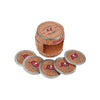 Tampa Bay Buccaneers NFL 5 Pack Barrel Coaster Set