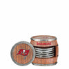 Tampa Bay Buccaneers NFL 5 Pack Barrel Coaster Set