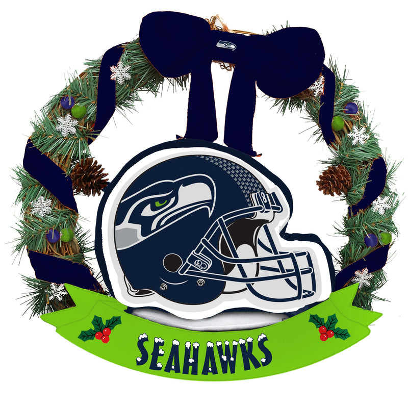 seattle seahawks wreath