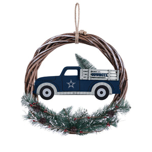 Dallas Cowboys NFL Wreath With Truck