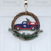 New York Giants NFL Wreath With Truck