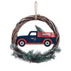 New England Patriots NFL Wreath With Truck