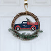 New England Patriots NFL Wreath With Truck