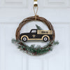 New Orleans Saints NFL Wreath With Truck