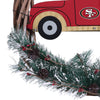 San Francisco 49ers NFL Wreath With Truck