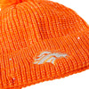 Denver Broncos NFL Womens Glitter Knit Cold Weather Set