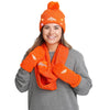 Denver Broncos NFL Womens Glitter Knit Cold Weather Set