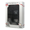 Las Vegas Raiders NFL Womens Glitter Knit Cold Weather Set