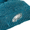 Philadelphia Eagles NFL Womens Glitter Knit Cold Weather Set